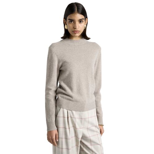 Cue Merino Cashmere Blend Mock Neck Knit